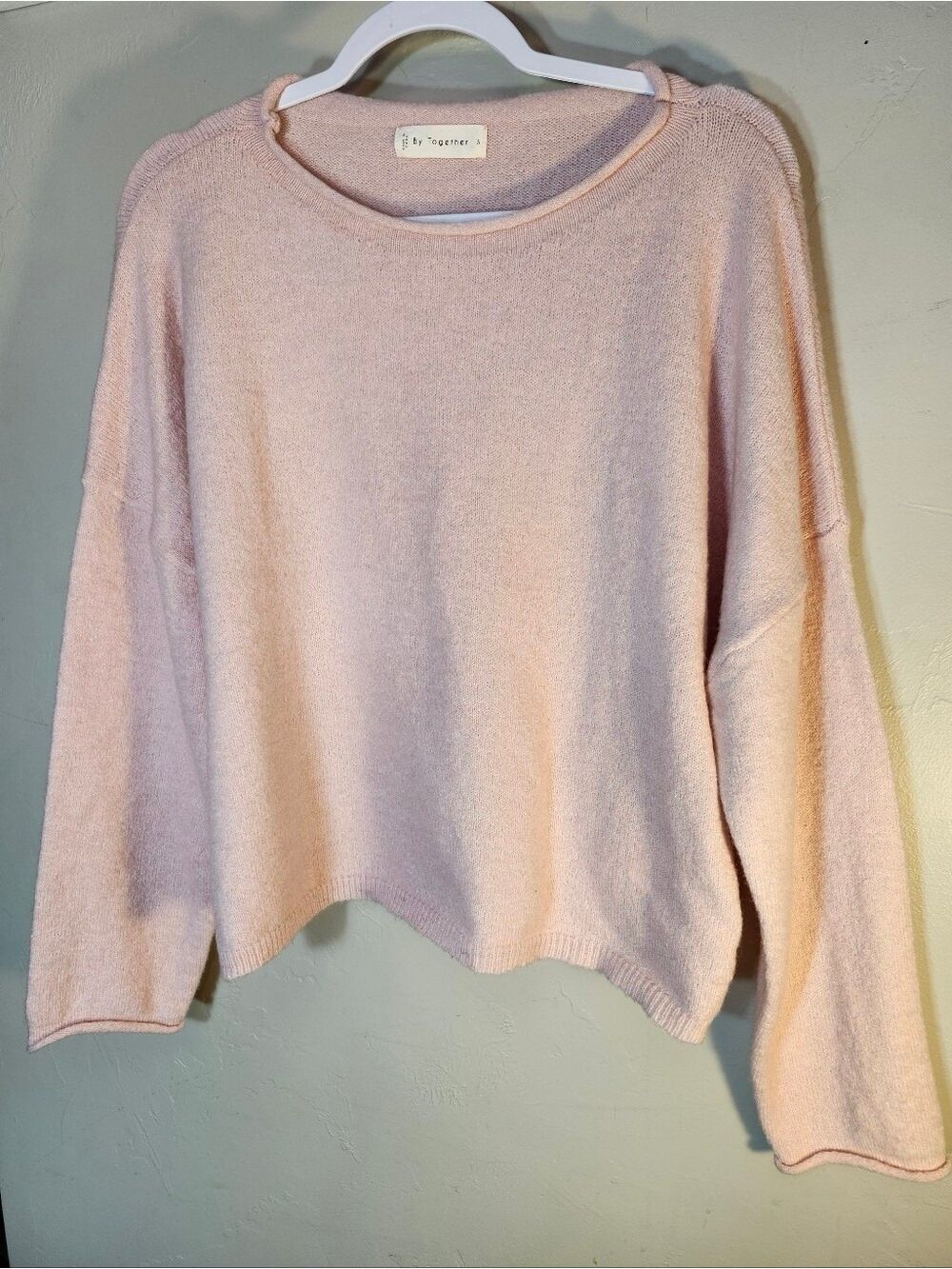 By Together Blush Pink Crewneck Sweater